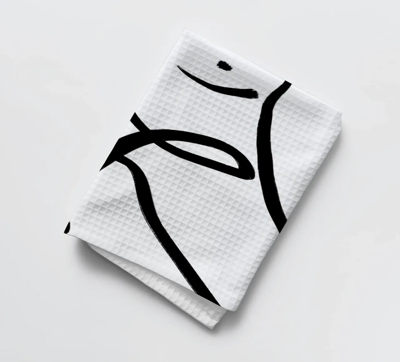 Aligned Geschirrtuch von Graphite