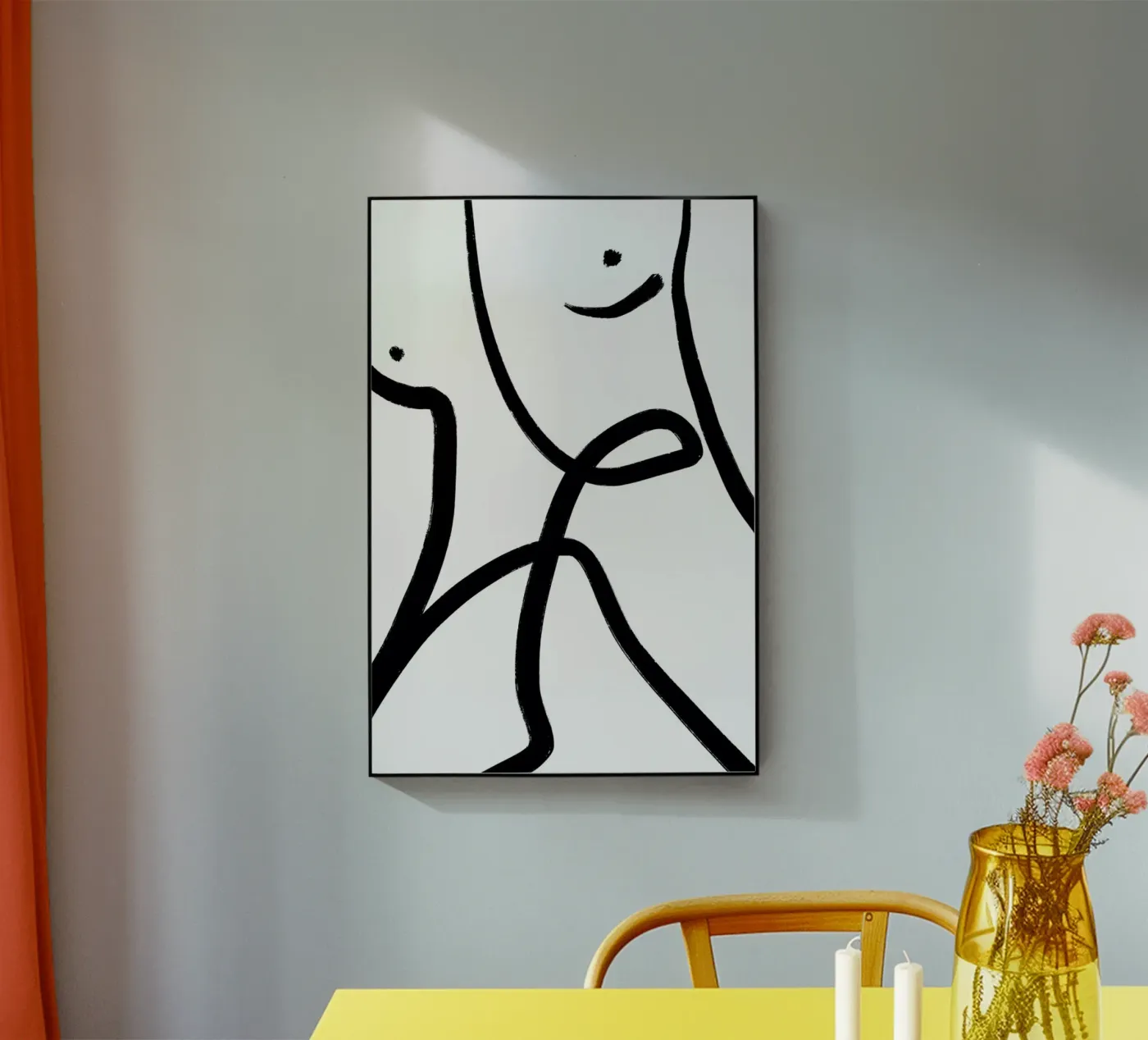 Aligned acrylic glass by Graphite