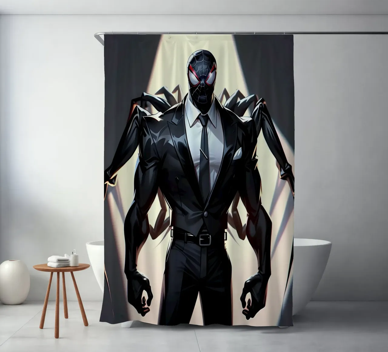 Spider_Style_C_1 tenda da doccia da Tierisch bunt by LK