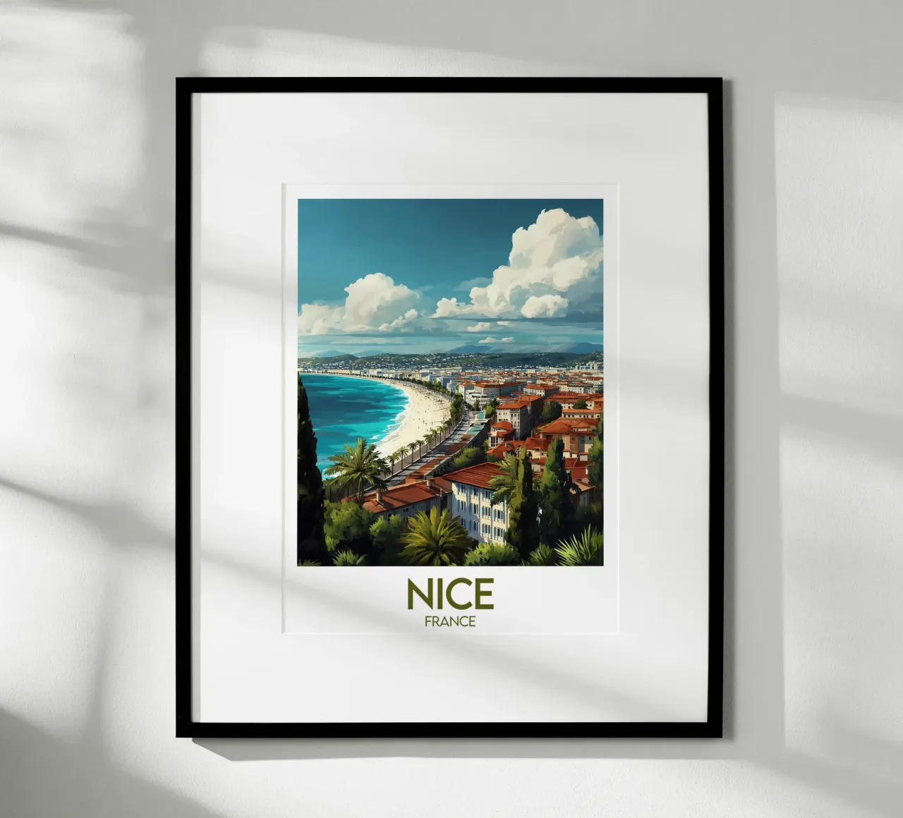 Affiche Nice poster con telaio in plastica da Frame the World