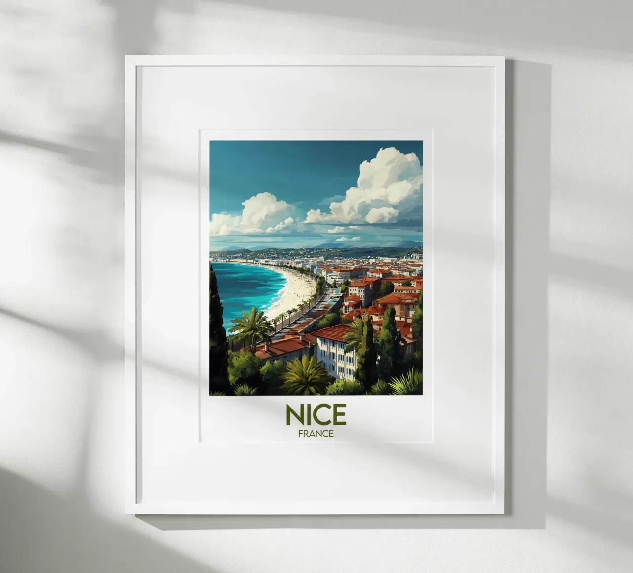 Affiche Nice poster con telaio in plastica da Frame the World