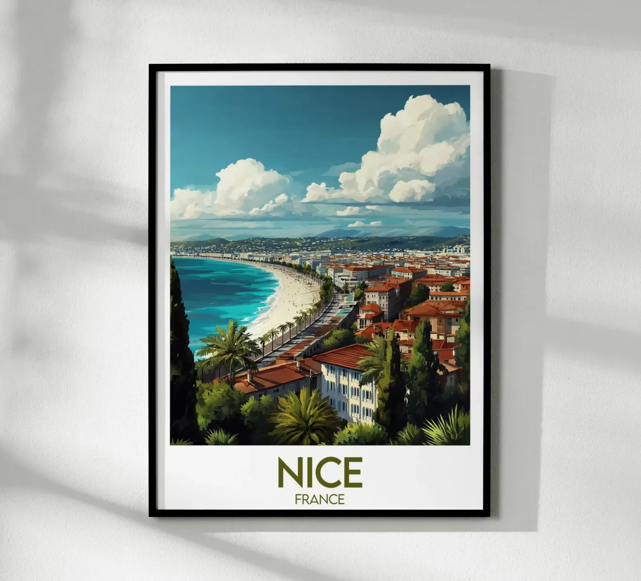 Affiche Nice poster con telaio in plastica da Frame the World