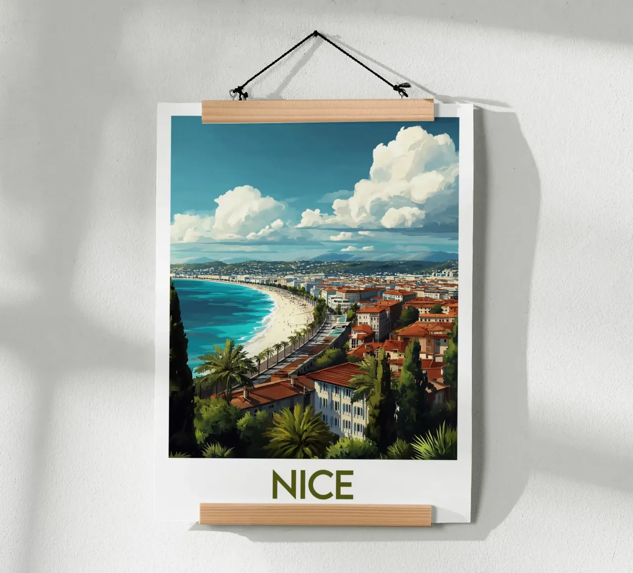 Affiche Nice poster con telaio in plastica da Frame the World