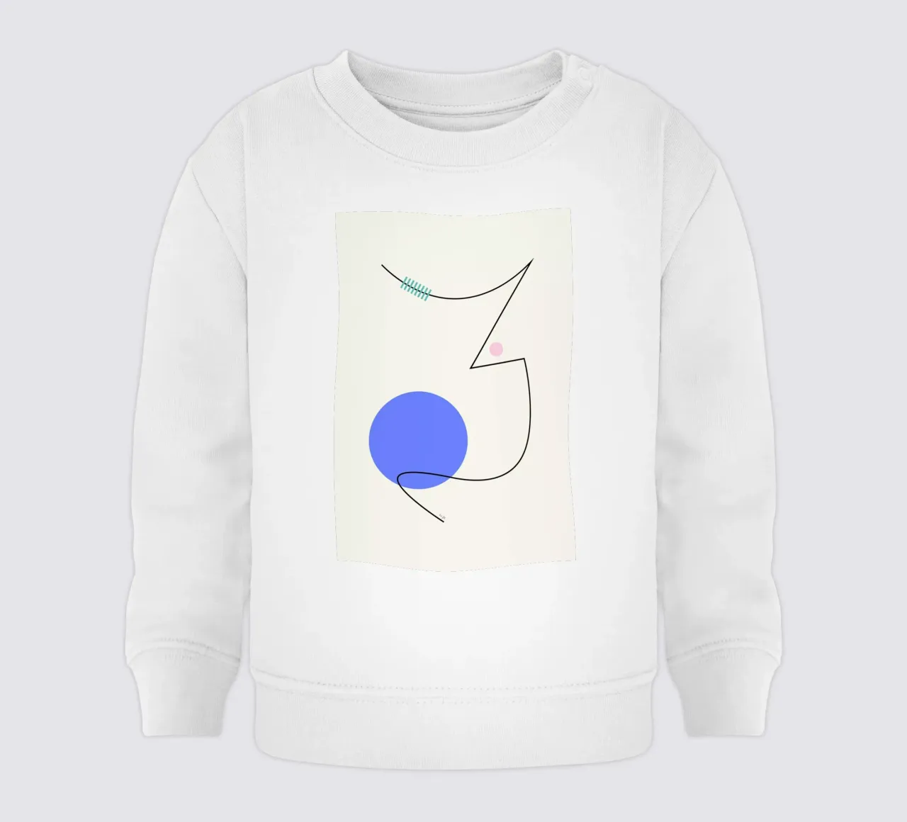 Line Art II felpa neonato da Linda Gobeta