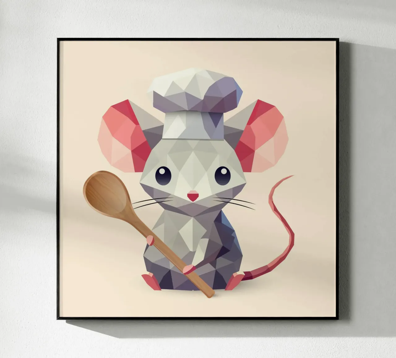 Mouse as chef - Culinary charm in a modern style acrylic glass by namosh