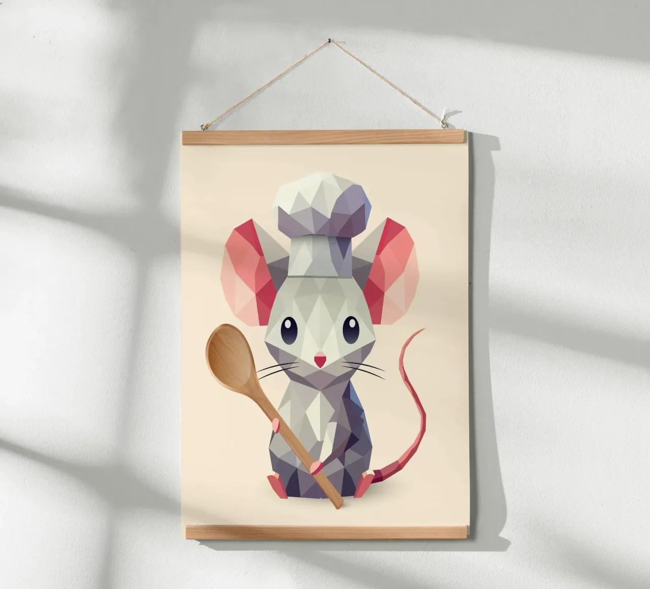 Mouse as chef - Culinary charm in a modern style hahnemühle by namosh