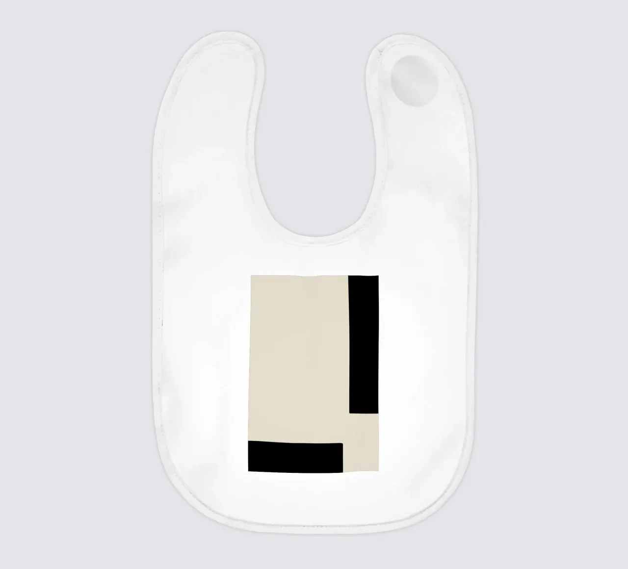 Border baby bib by Graphite