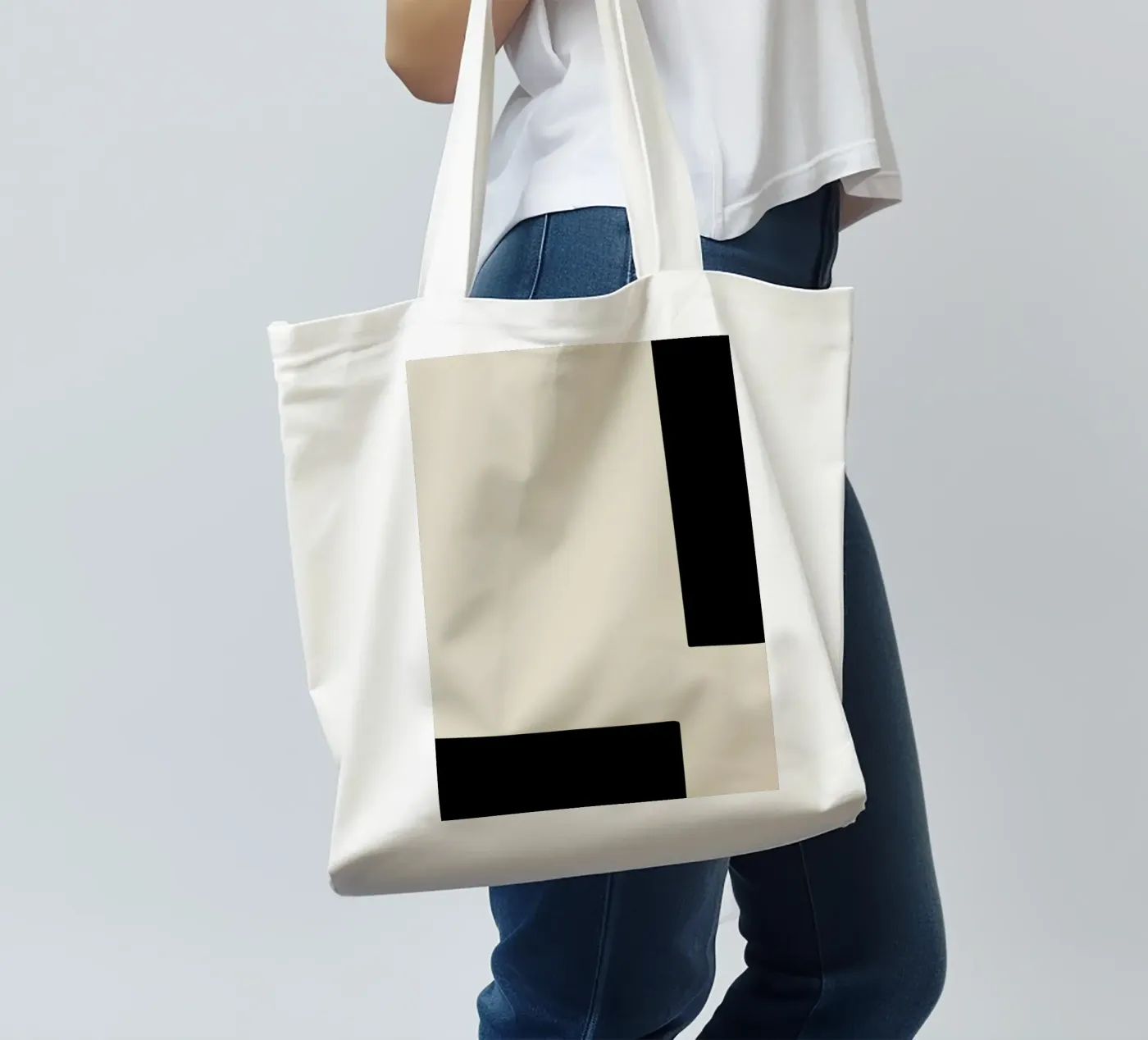 Border tote bag by Graphite