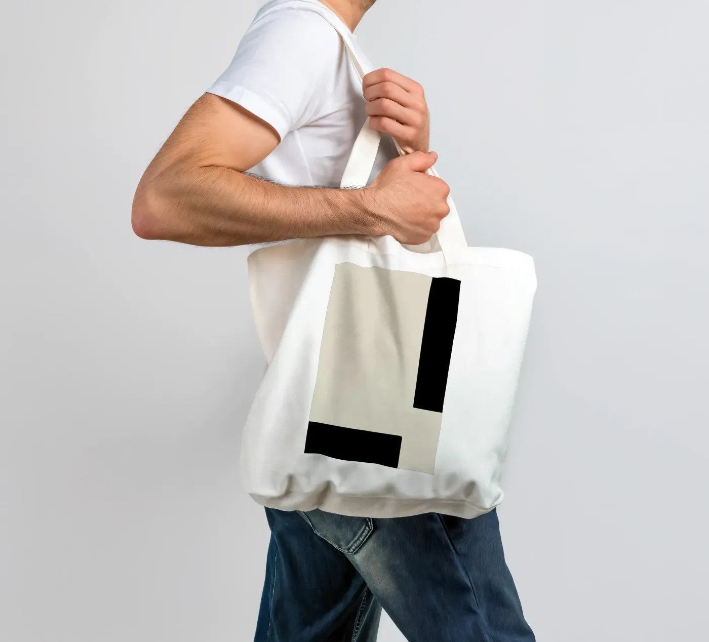 Border tote bag by Graphite