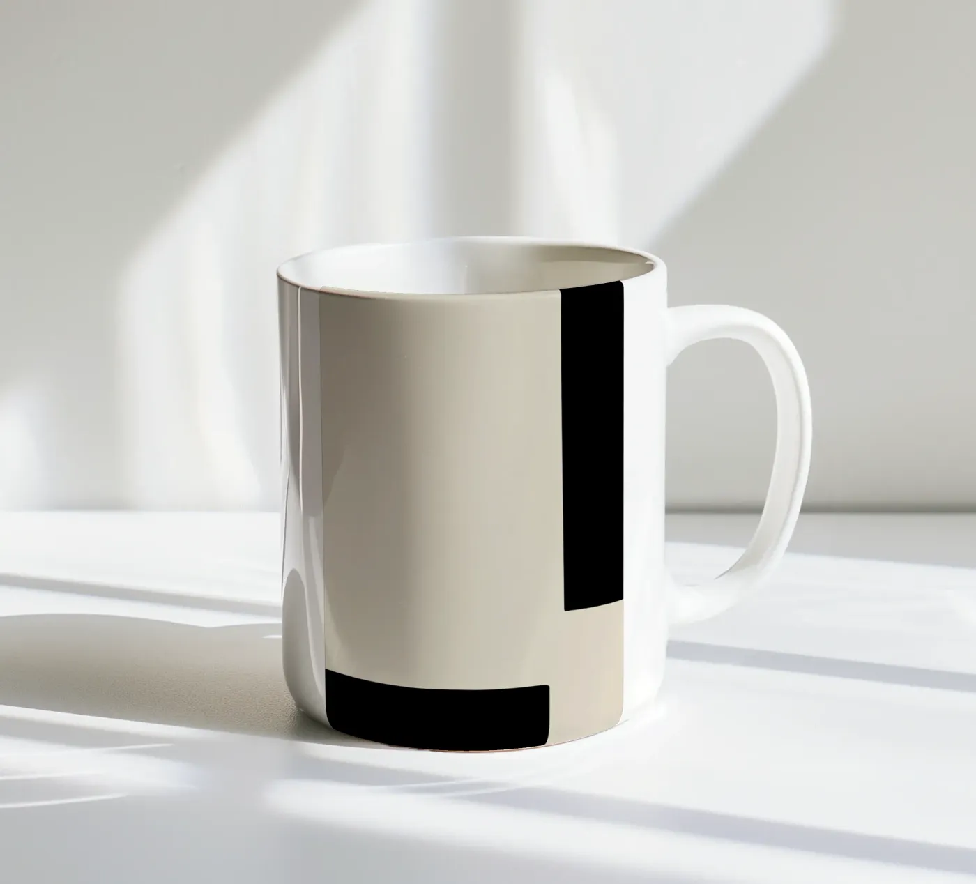 Border ceramic mug by Graphite