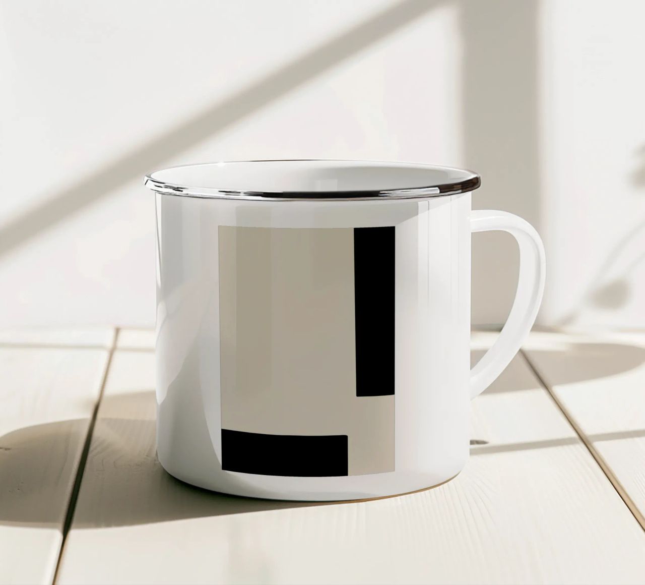 Border tazza in smalto da Graphite