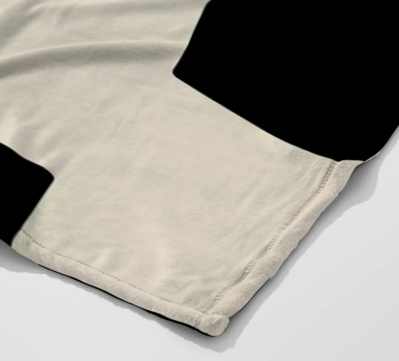 Border fleecedeken van Graphite