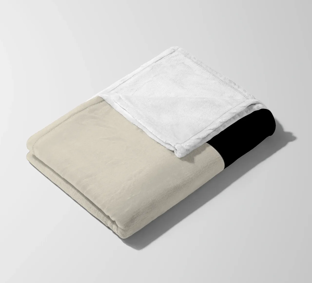 Border fleecedeken van Graphite