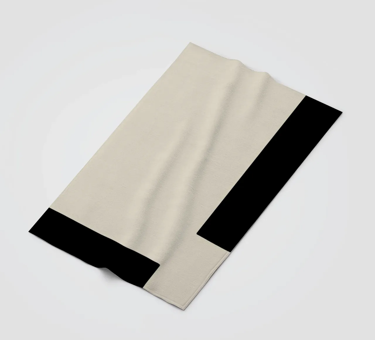 Border fleecedeken van Graphite