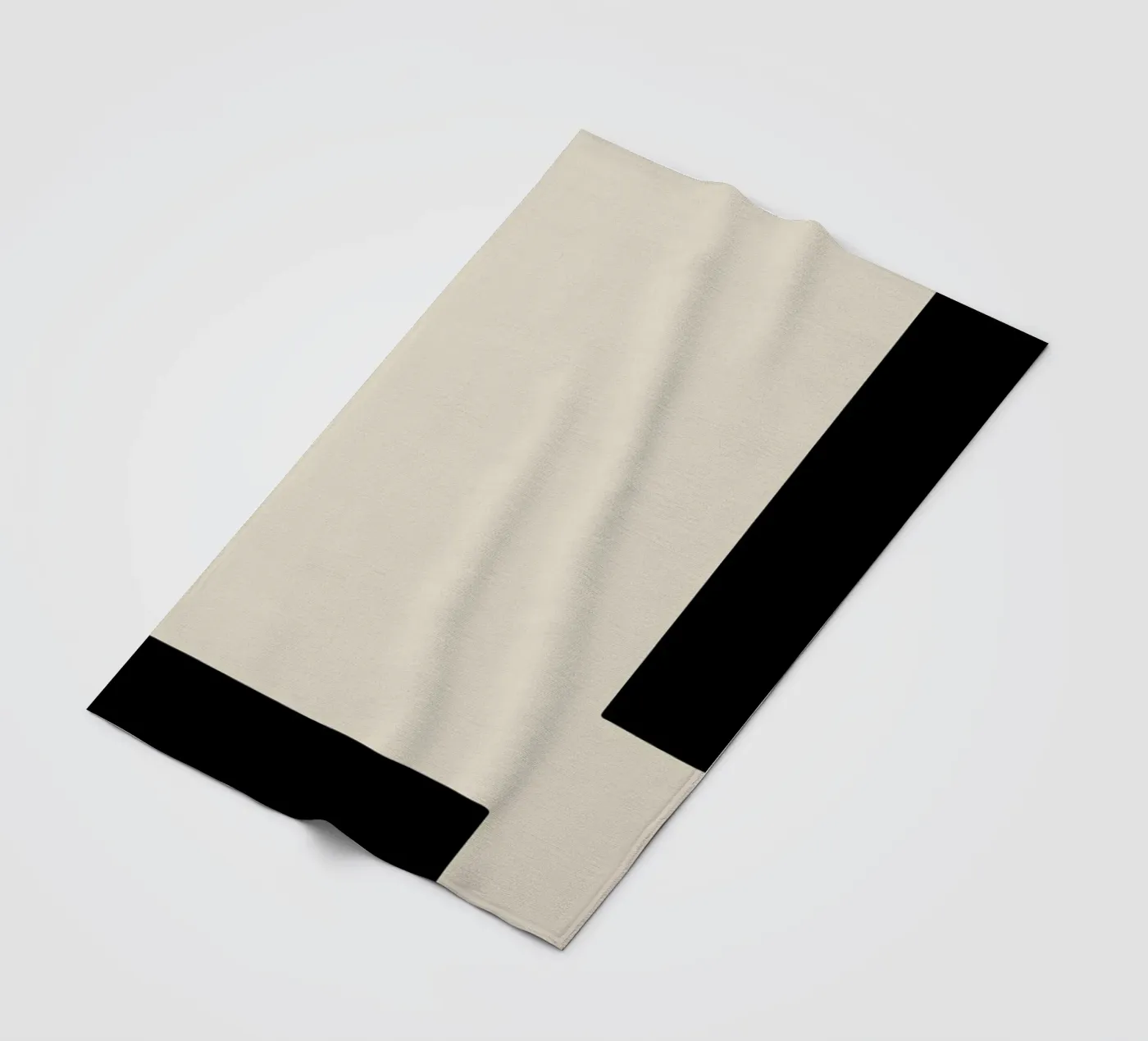 Border fleecedeken van Graphite