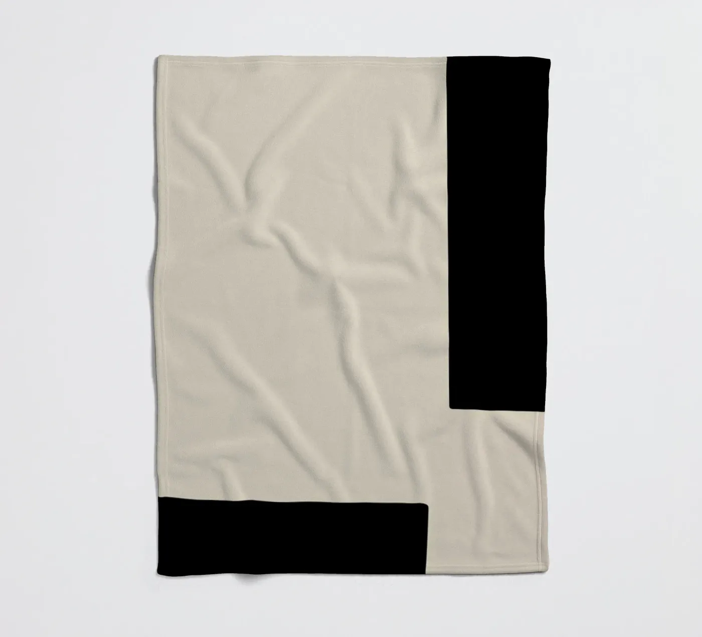 Border fleecedeken van Graphite