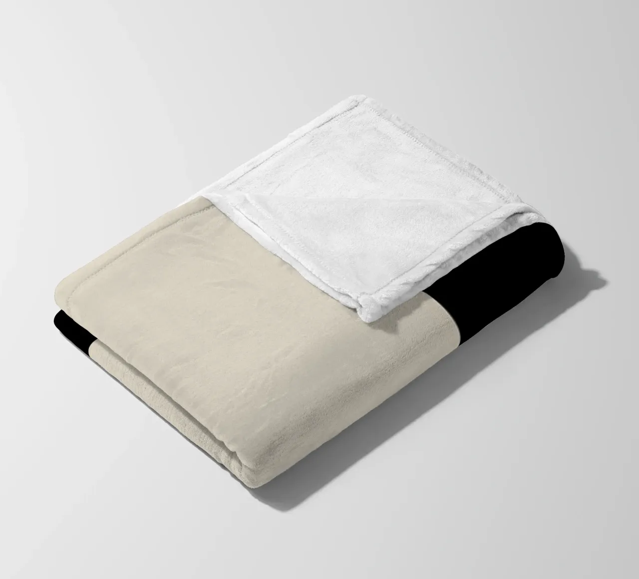 Border fleecedeken van Graphite