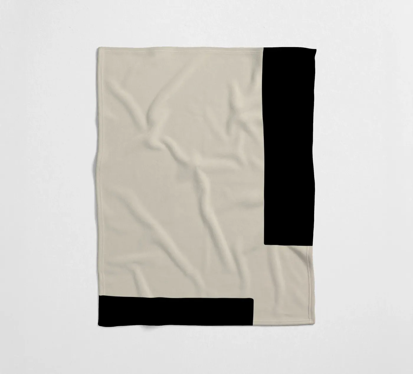 Border fleecedeken van Graphite