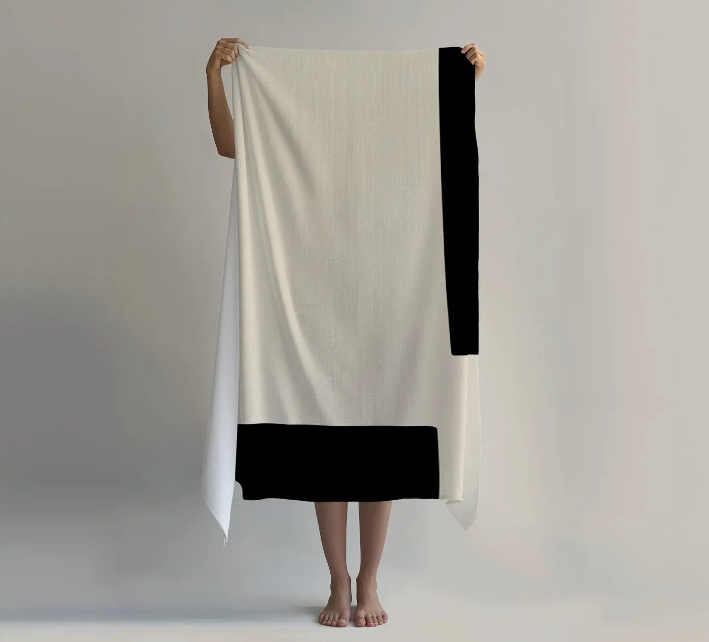 Border beach towel by Graphite
