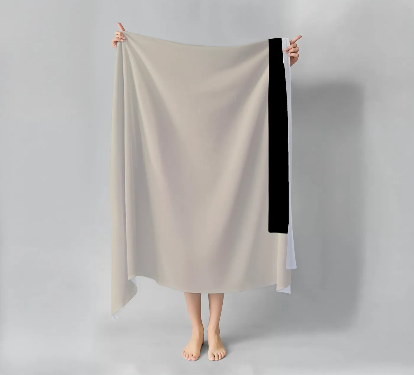 Border beach towel by Graphite