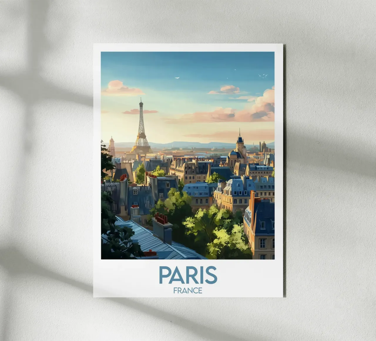 Affiche Paris alluminio dibond da Frame the World