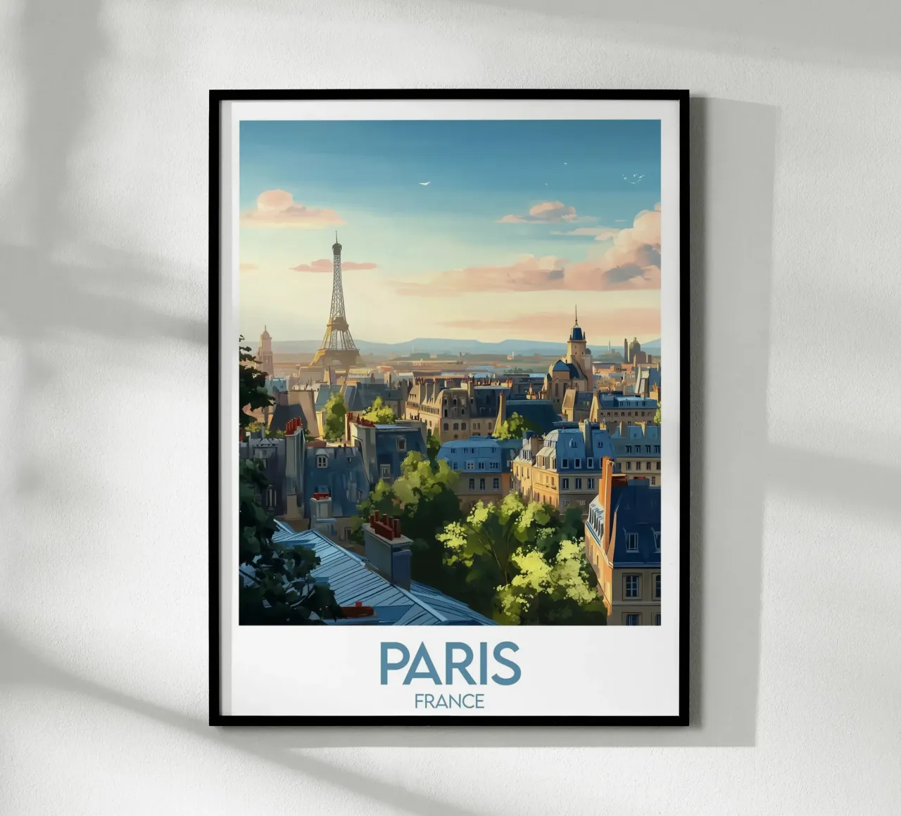 Poster Paris Frankreich Poster von Frame the World
