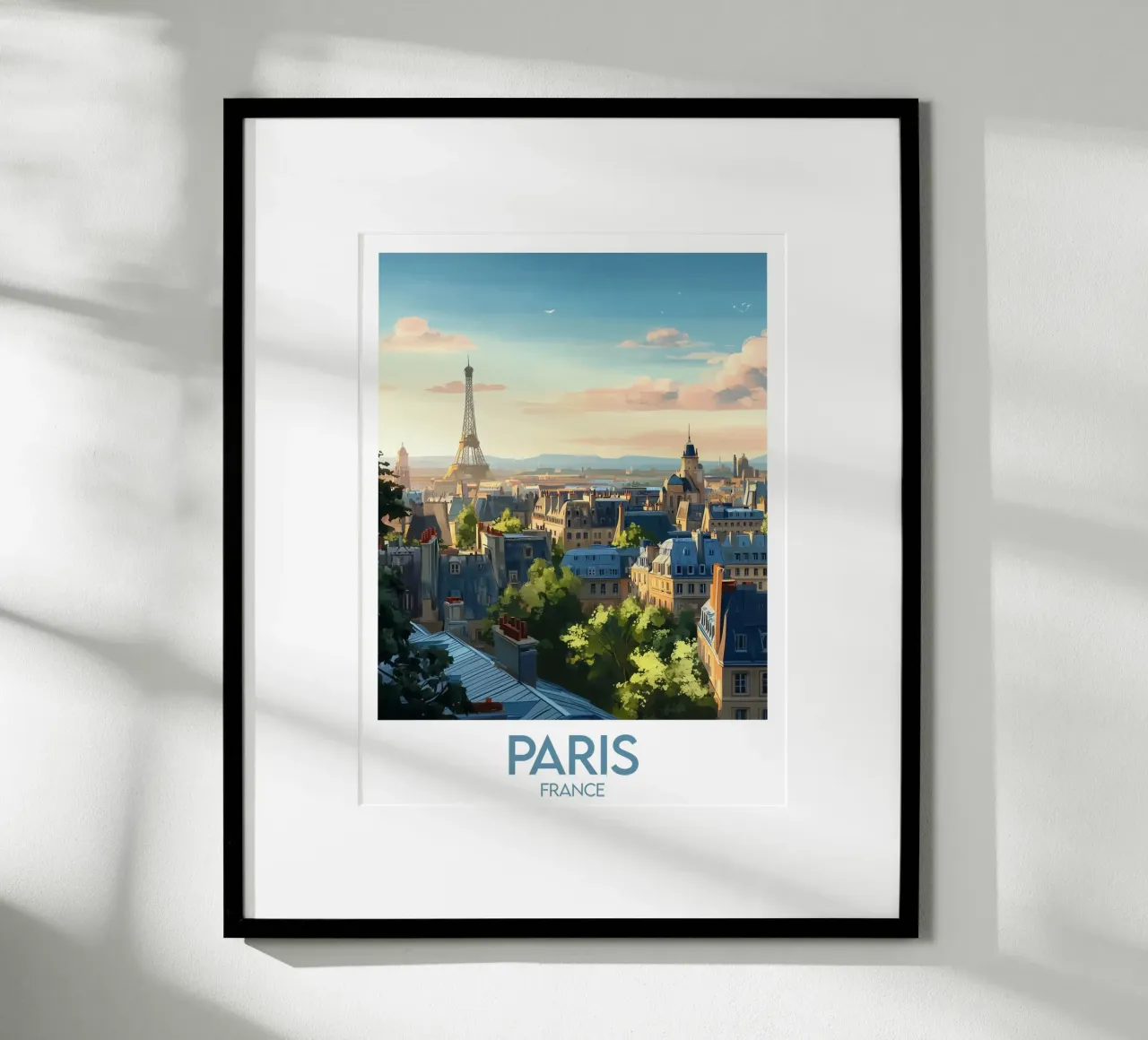 Poster Paris Frankreich Poster von Frame the World
