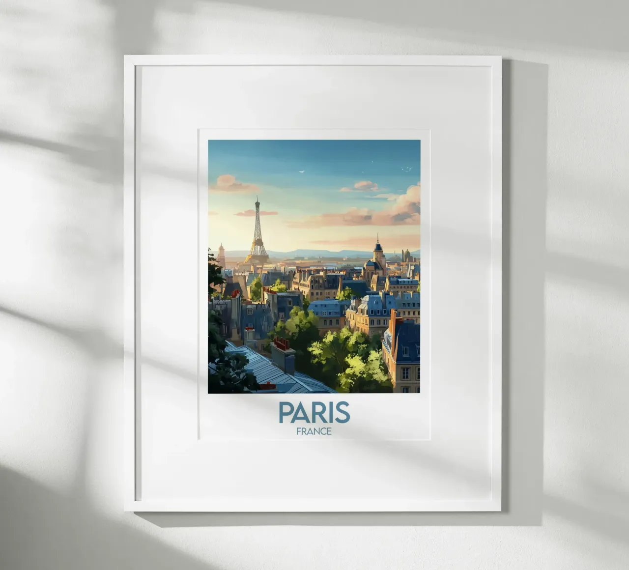 Poster Paris Frankreich Poster von Frame the World