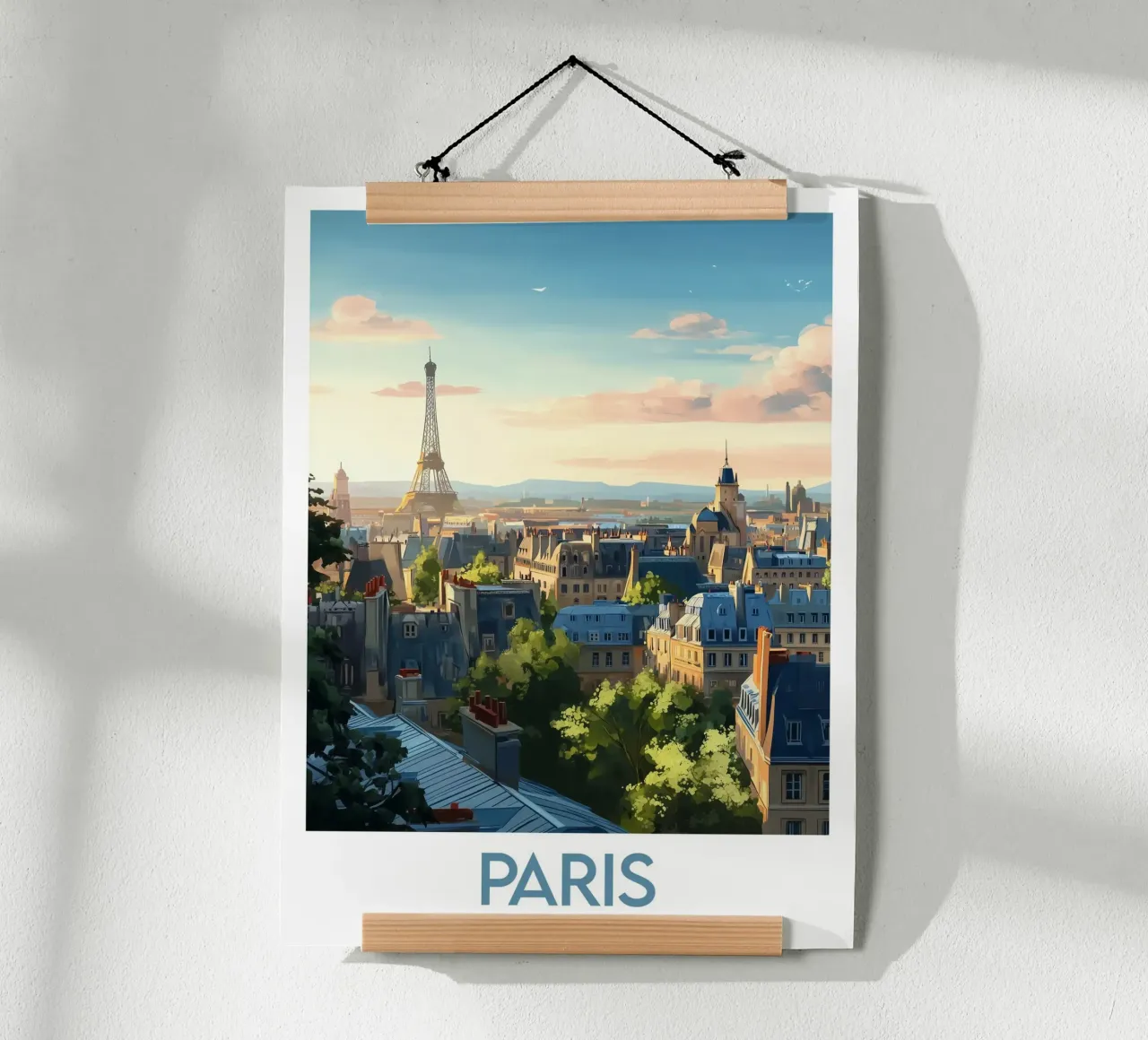Poster Paris Frankreich Poster von Frame the World