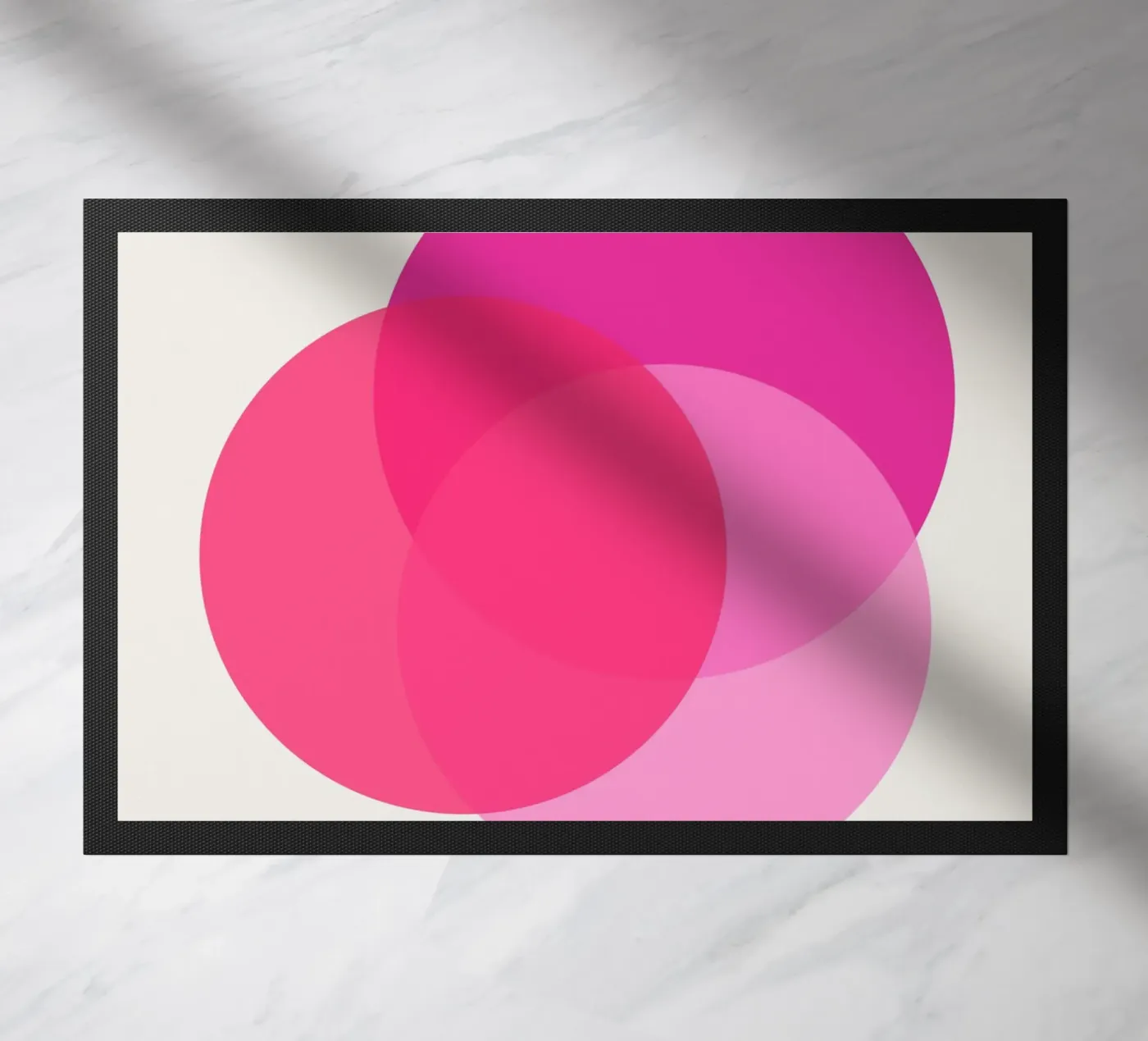 Sphären Fußmatte von Rose Beck Art