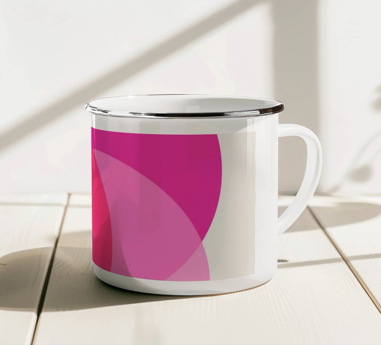 Sfere tazza in smalto da Rose Beck Art
