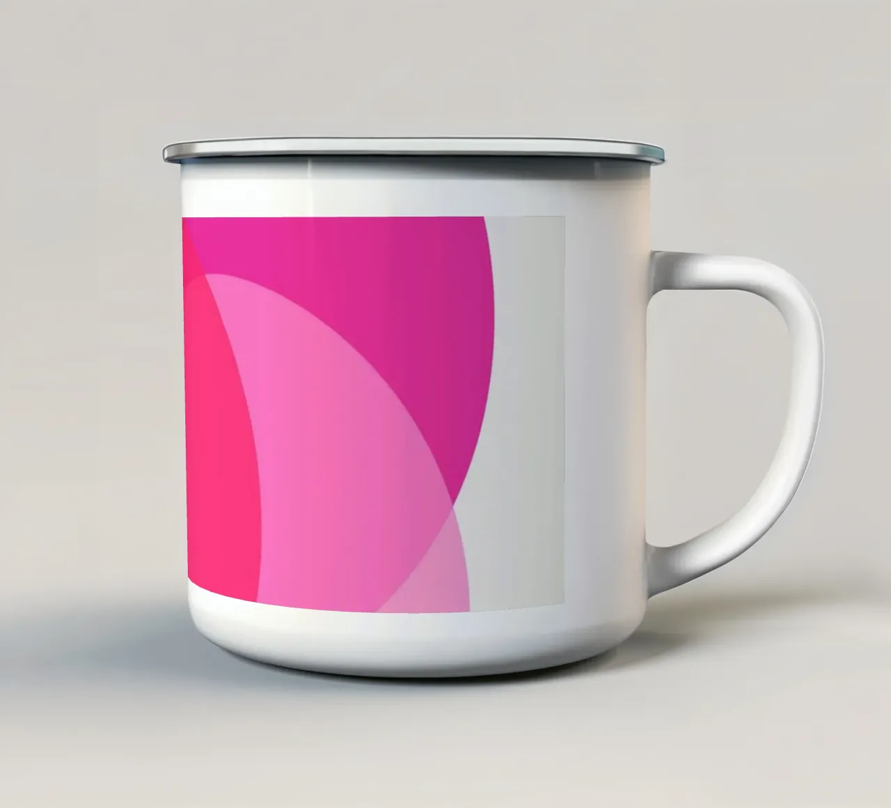Esferas taza de esmalte de Rose Beck Art