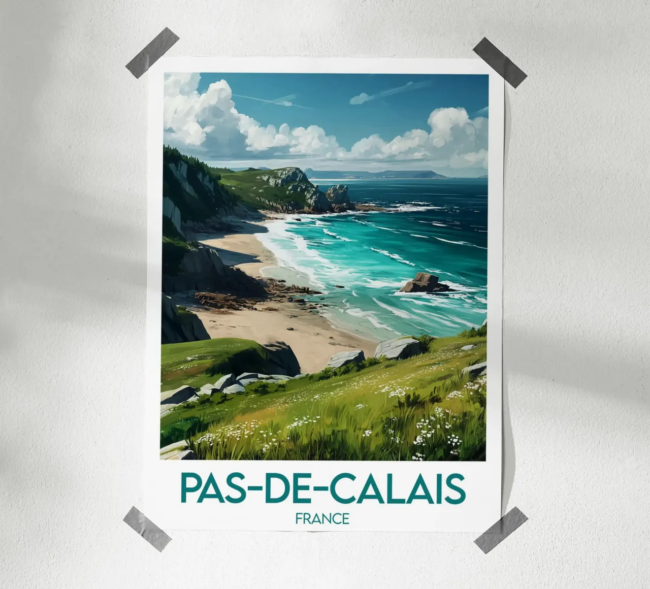 Manifesto Pas-de-Calais carta hahnemühle da Frame the World