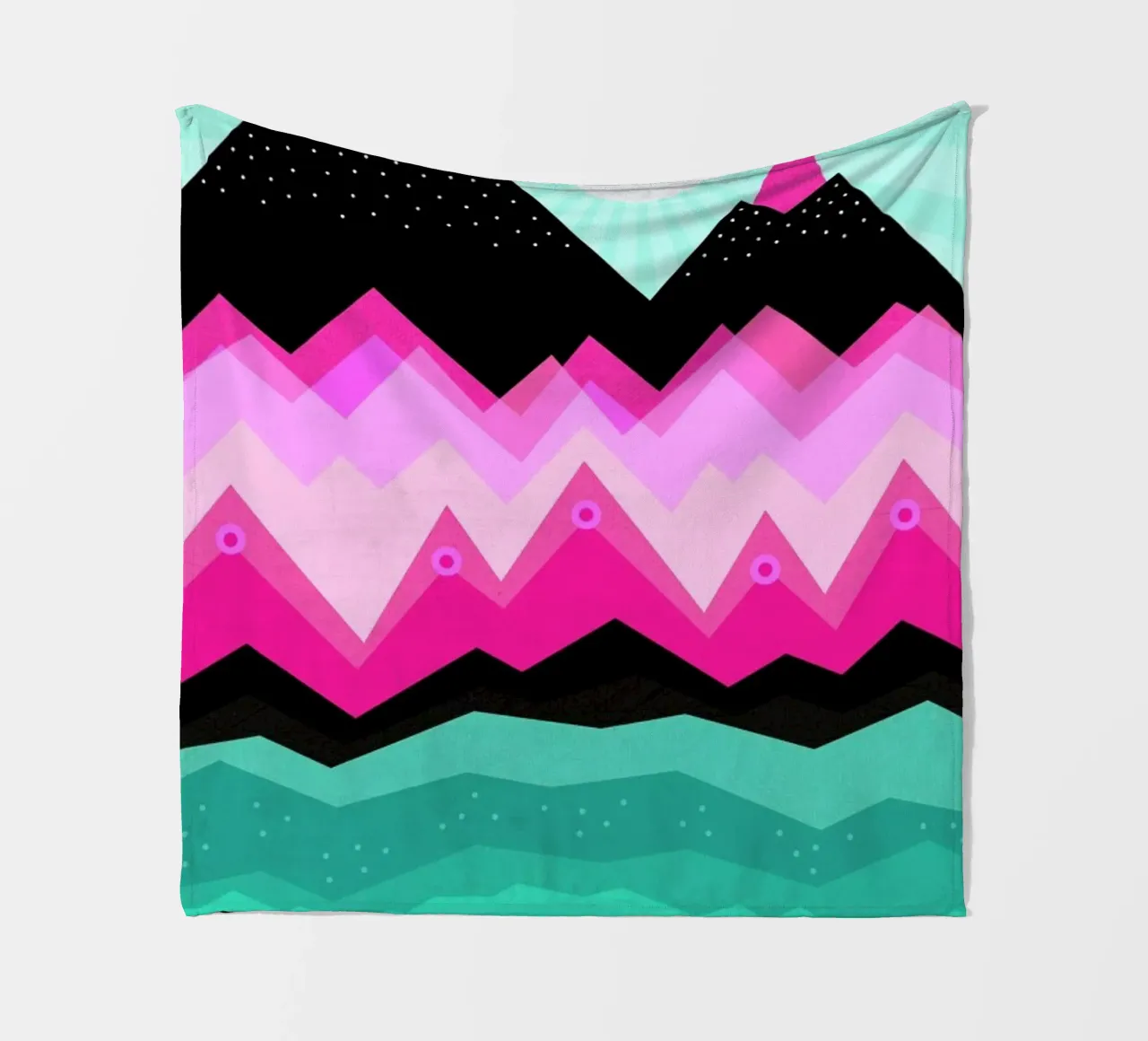 A Sunny Day fleece blanket by Elisabeth Fredriksson