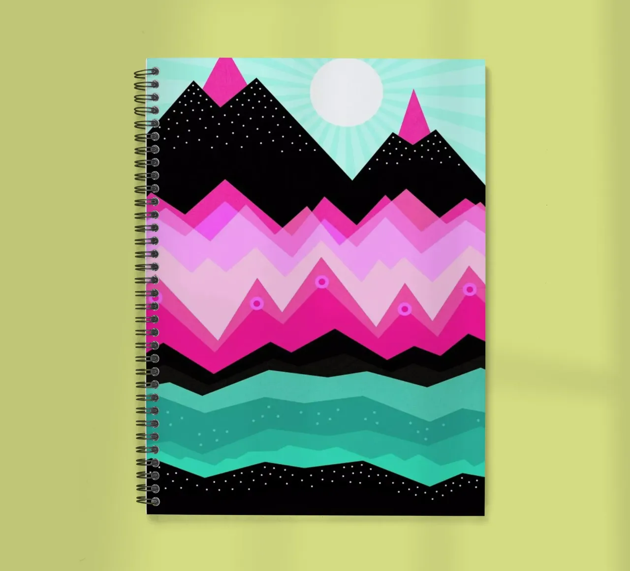 A Sunny Day spiral notebook by Elisabeth Fredriksson