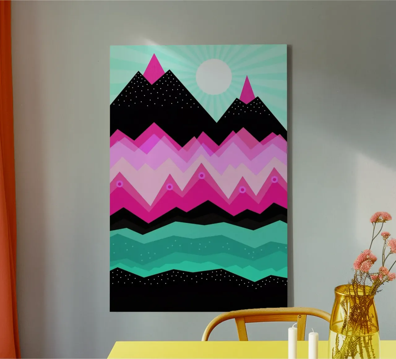A Sunny Day canvas by Elisabeth Fredriksson