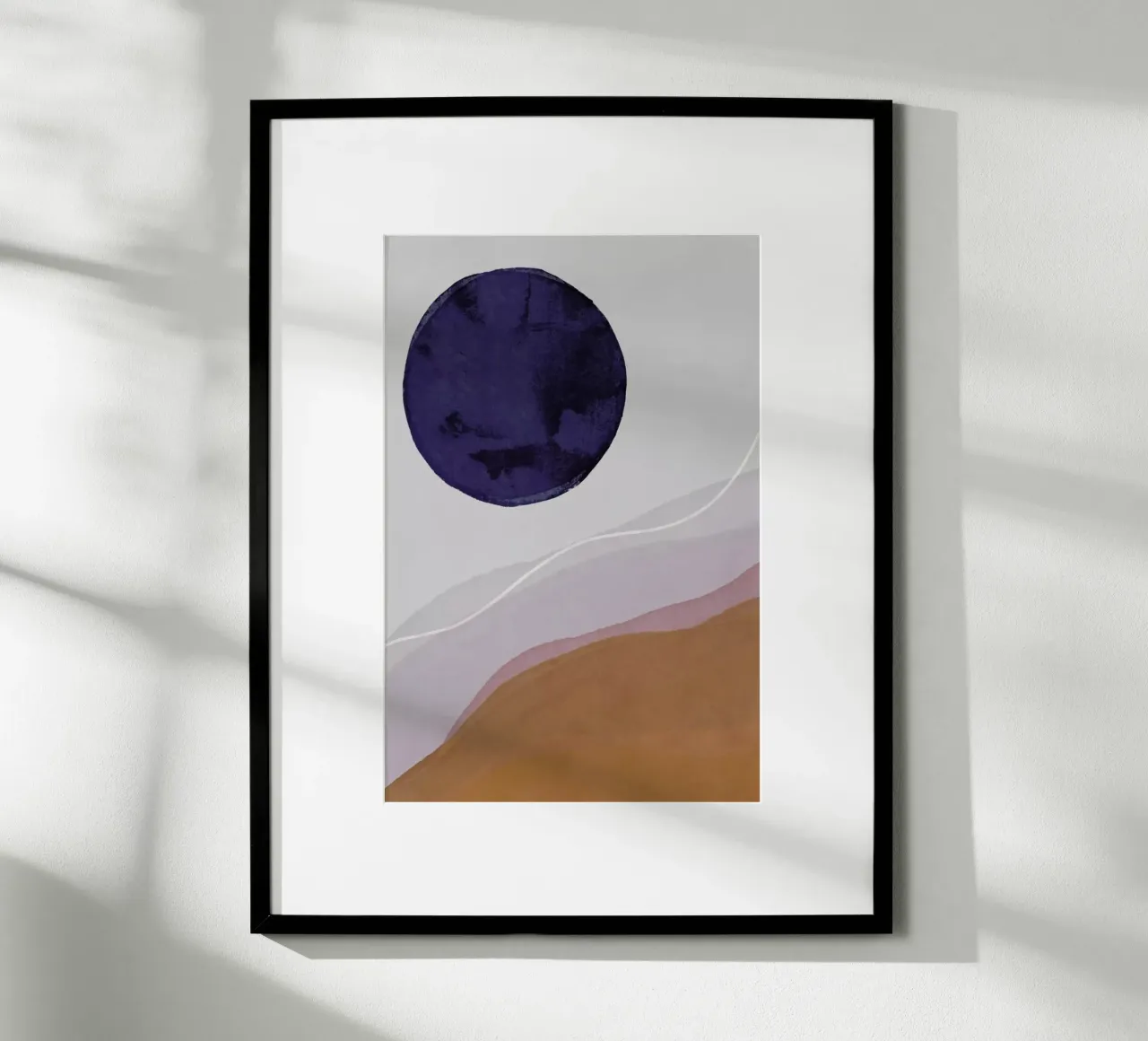 Graphic 239 poster con telaio in legno da Mareike Böhmer