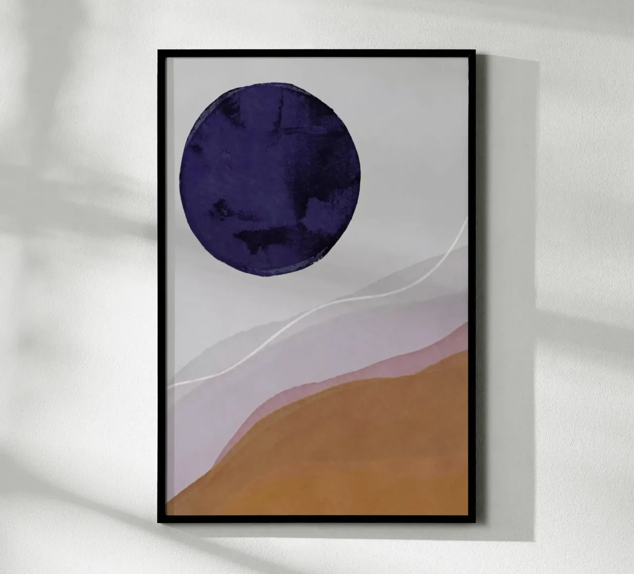 Graphic 239 poster con telaio in legno da Mareike Böhmer