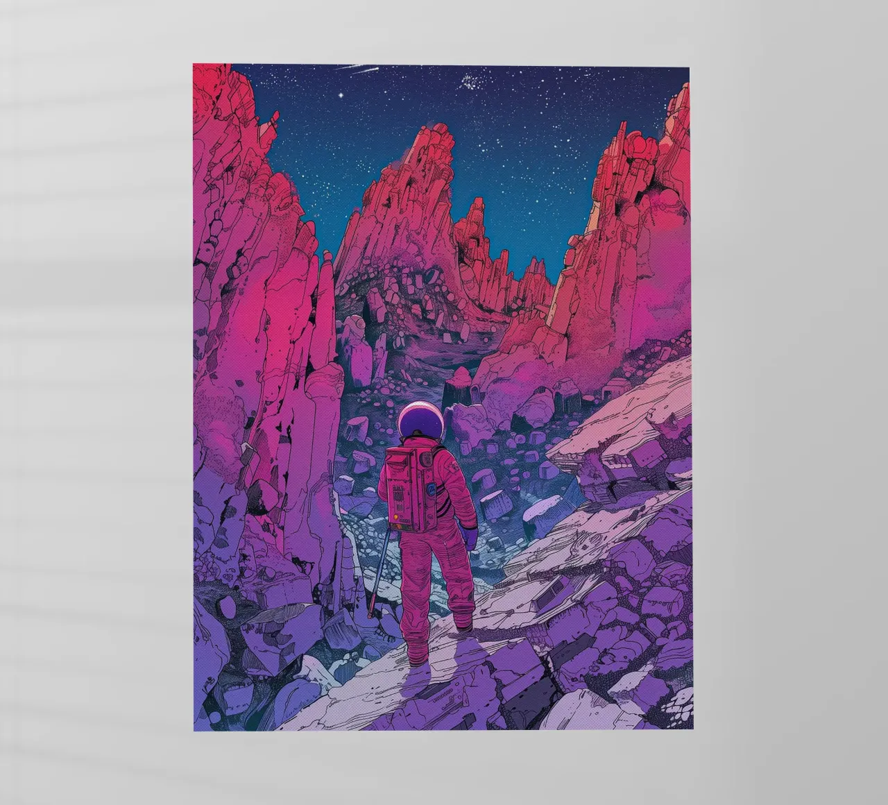 Neon Voyager pellicola backlit da Attaboy Dsgn
