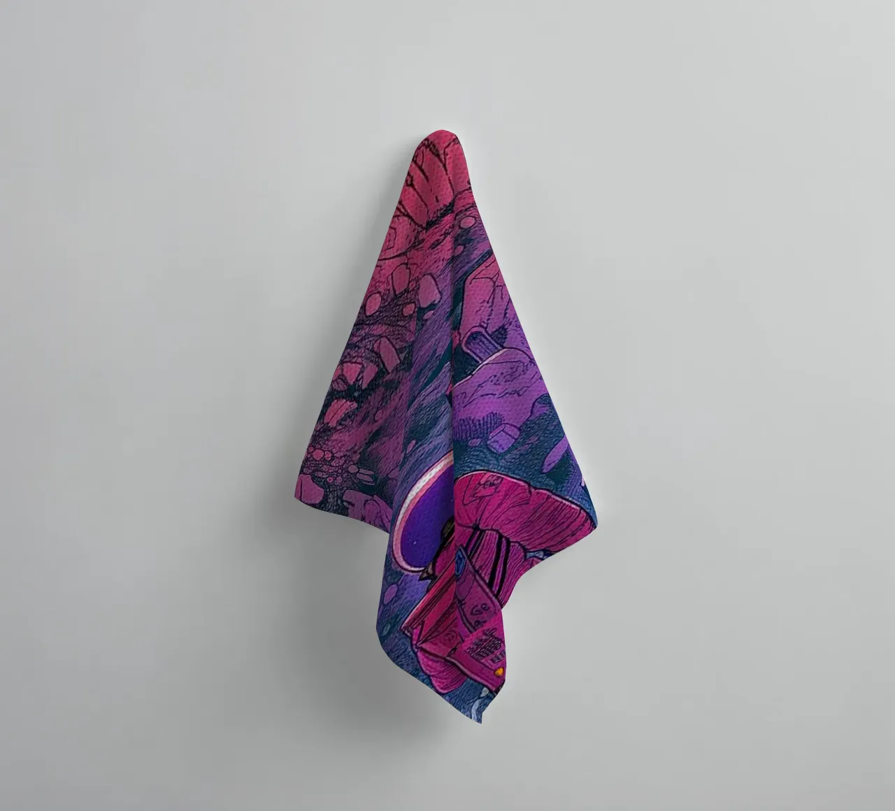 Neon Voyager asciugamano da bagno da Attaboy Dsgn