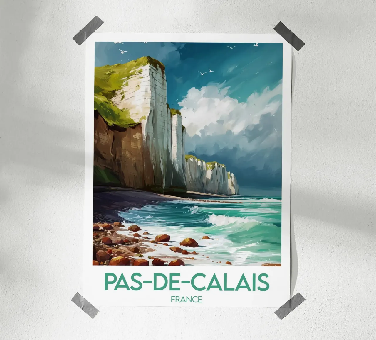 Manifesto Pas-de-Calais carta hahnemühle da Frame the World