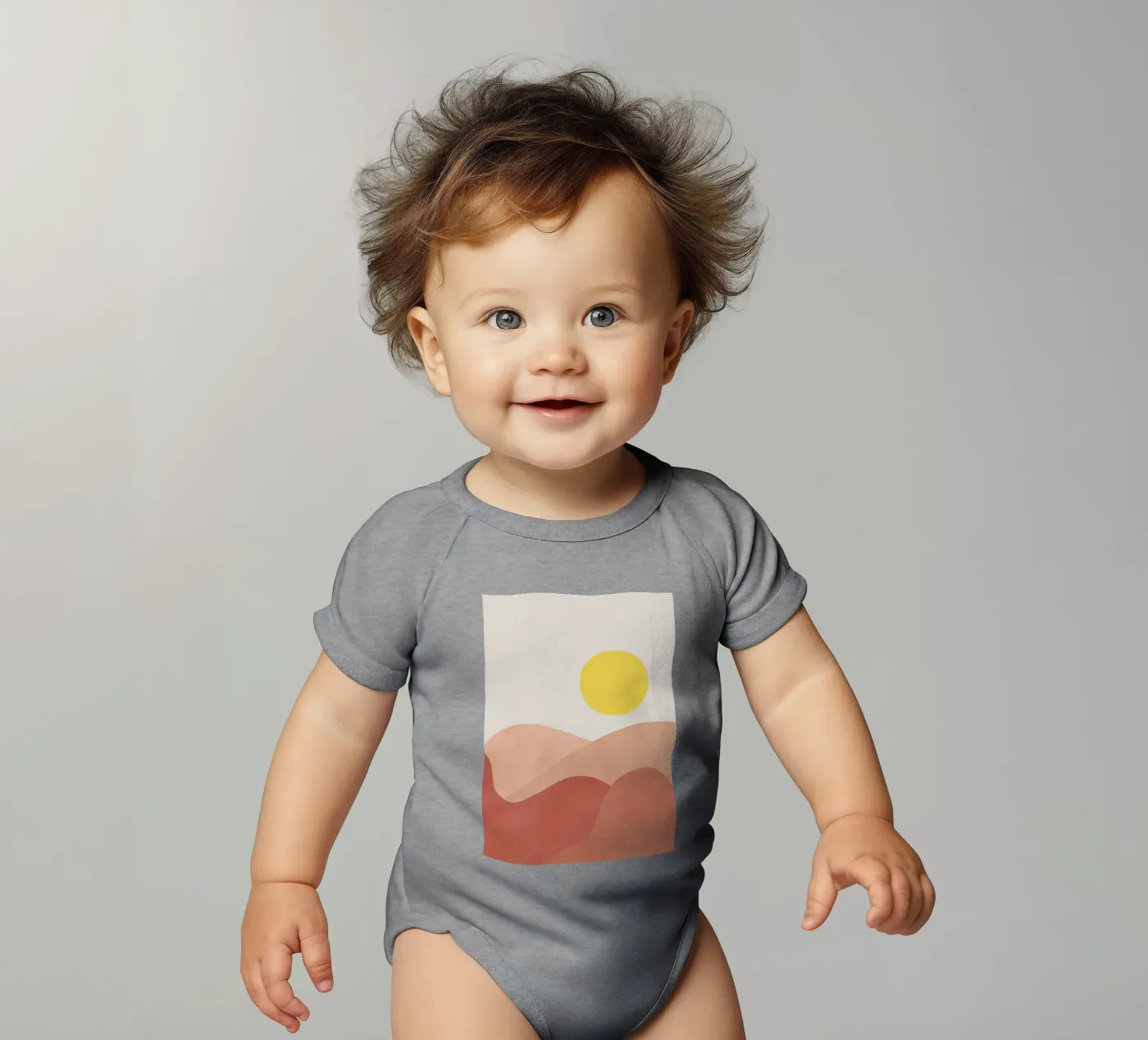 Soleil bas body bébé de Rose Beck Art