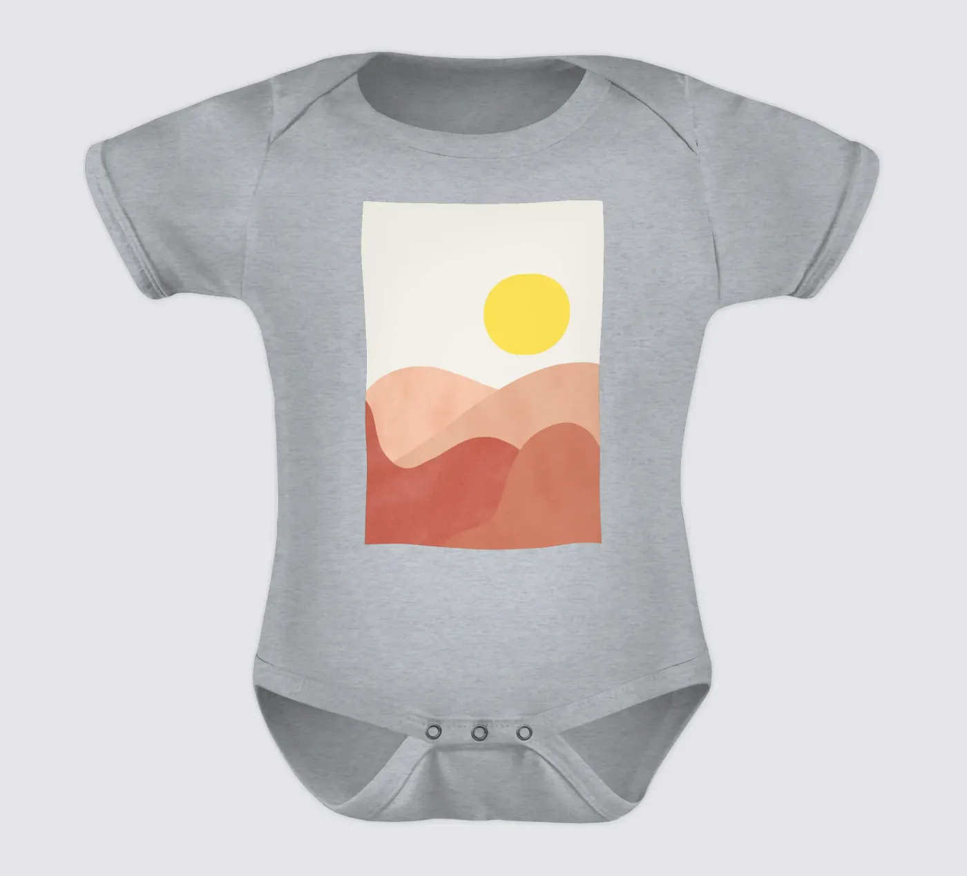 Soleil bas body bébé de Rose Beck Art