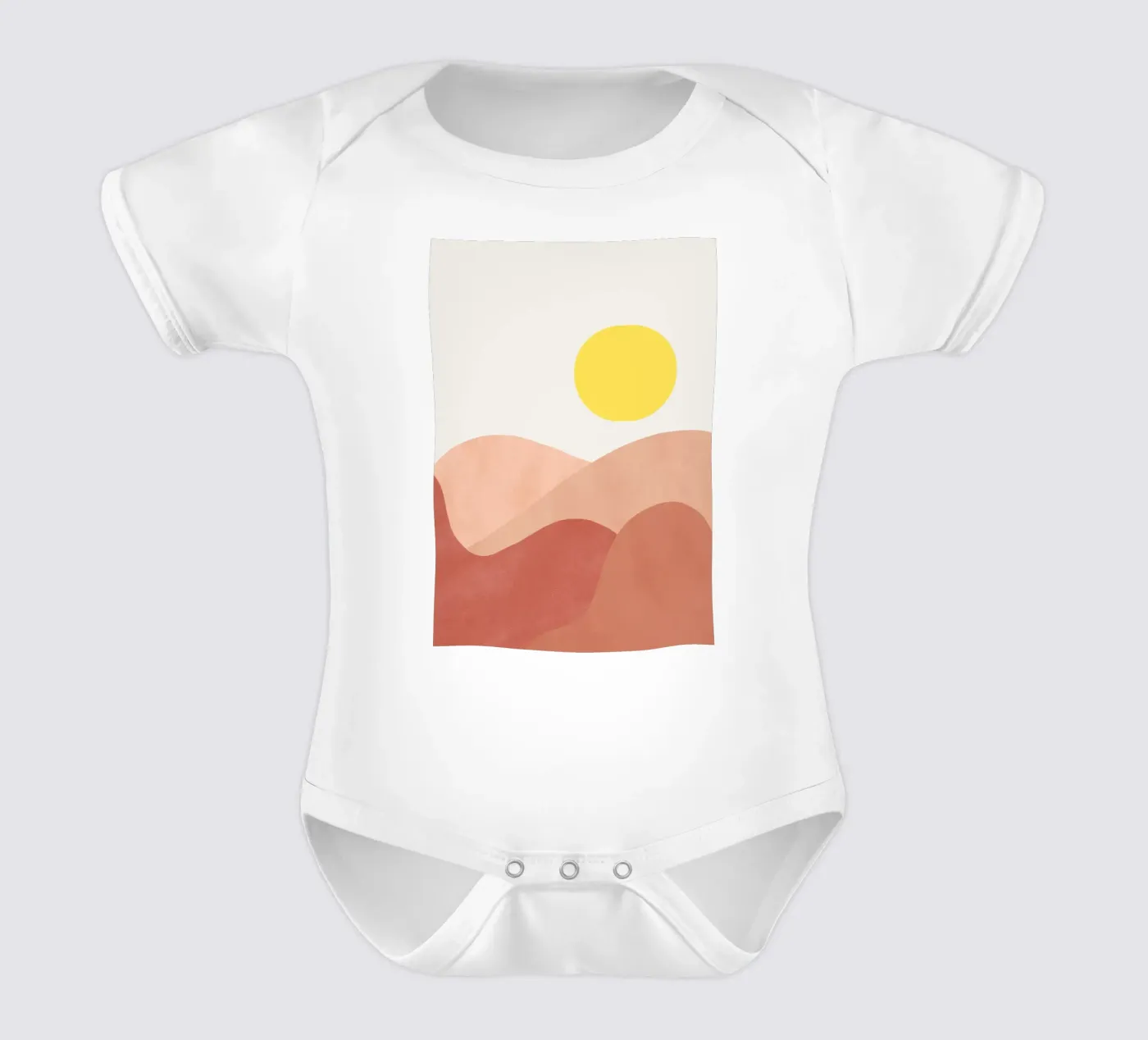 Soleil bas body bébé de Rose Beck Art