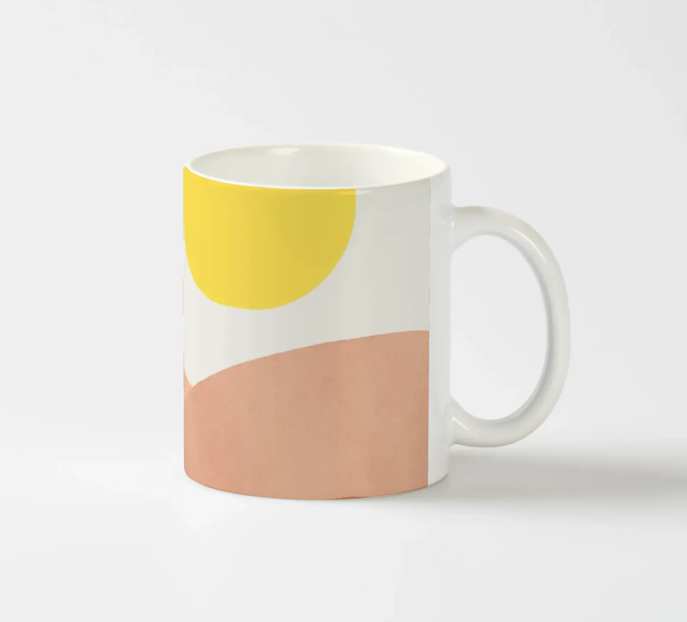 Low Sun ceramic mug by Rose Beck Art