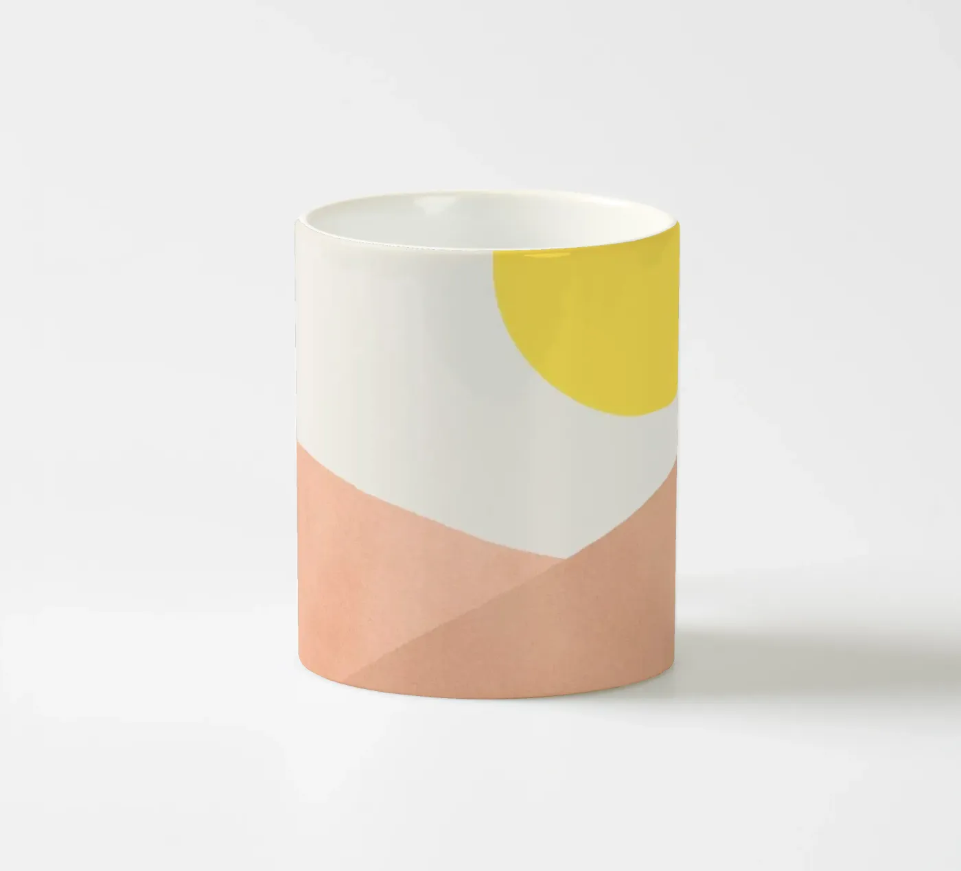 Low Sun ceramic mug by Rose Beck Art