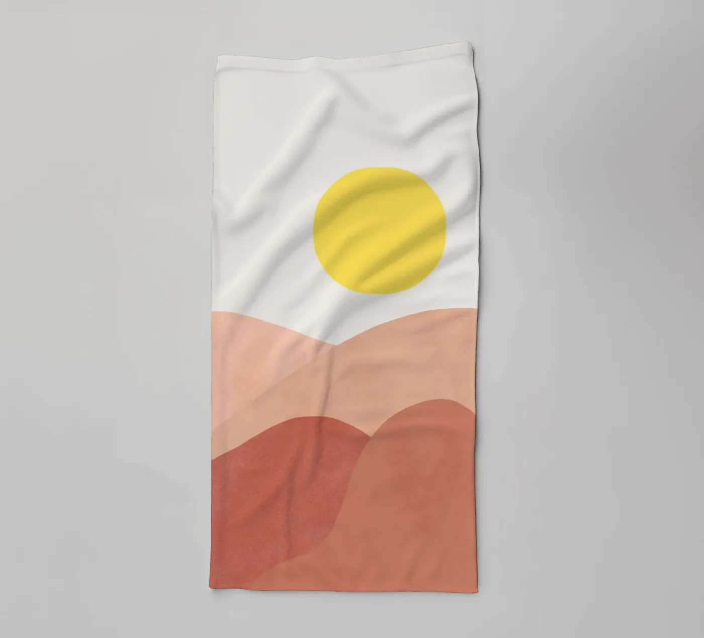 Lage zon badhanddoek van Rose Beck Art