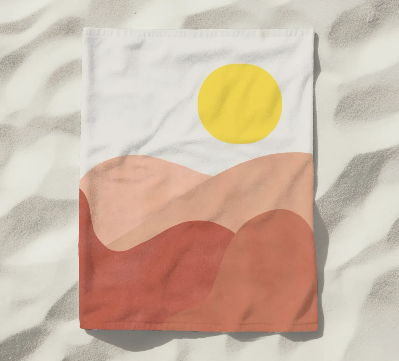 Low Sun telo mare da Rose Beck Art