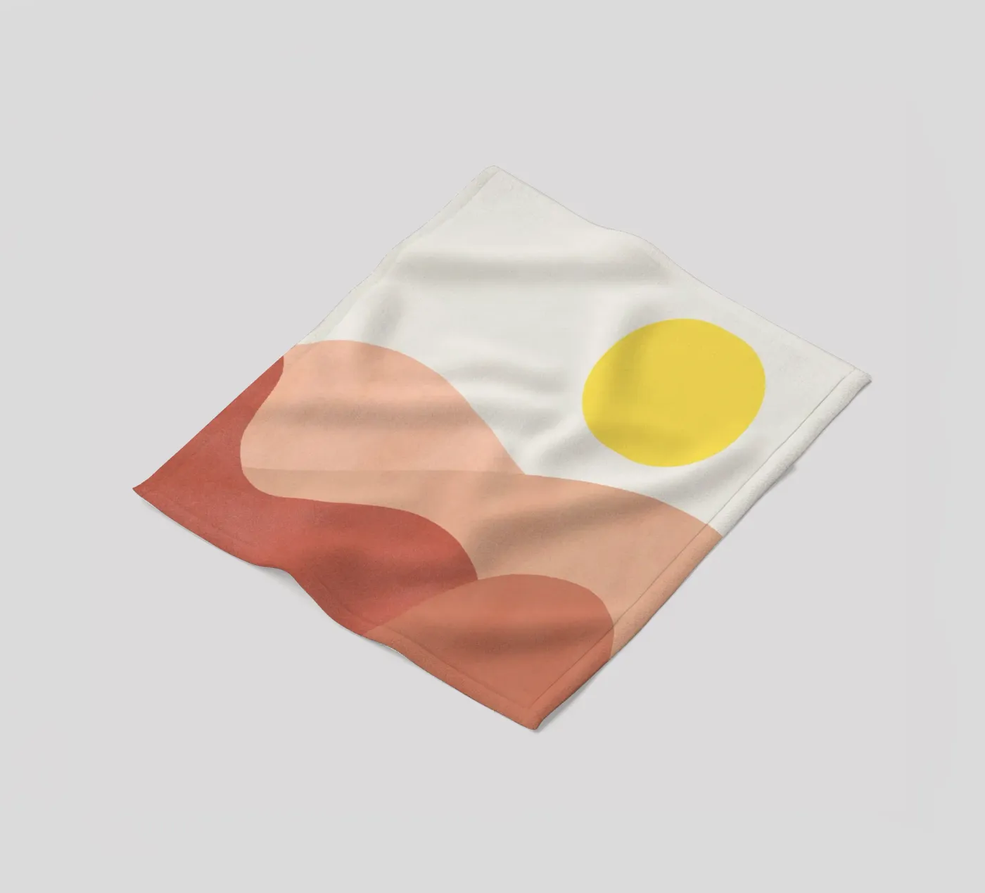 Low Sun fleece blanket by Rose Beck Art