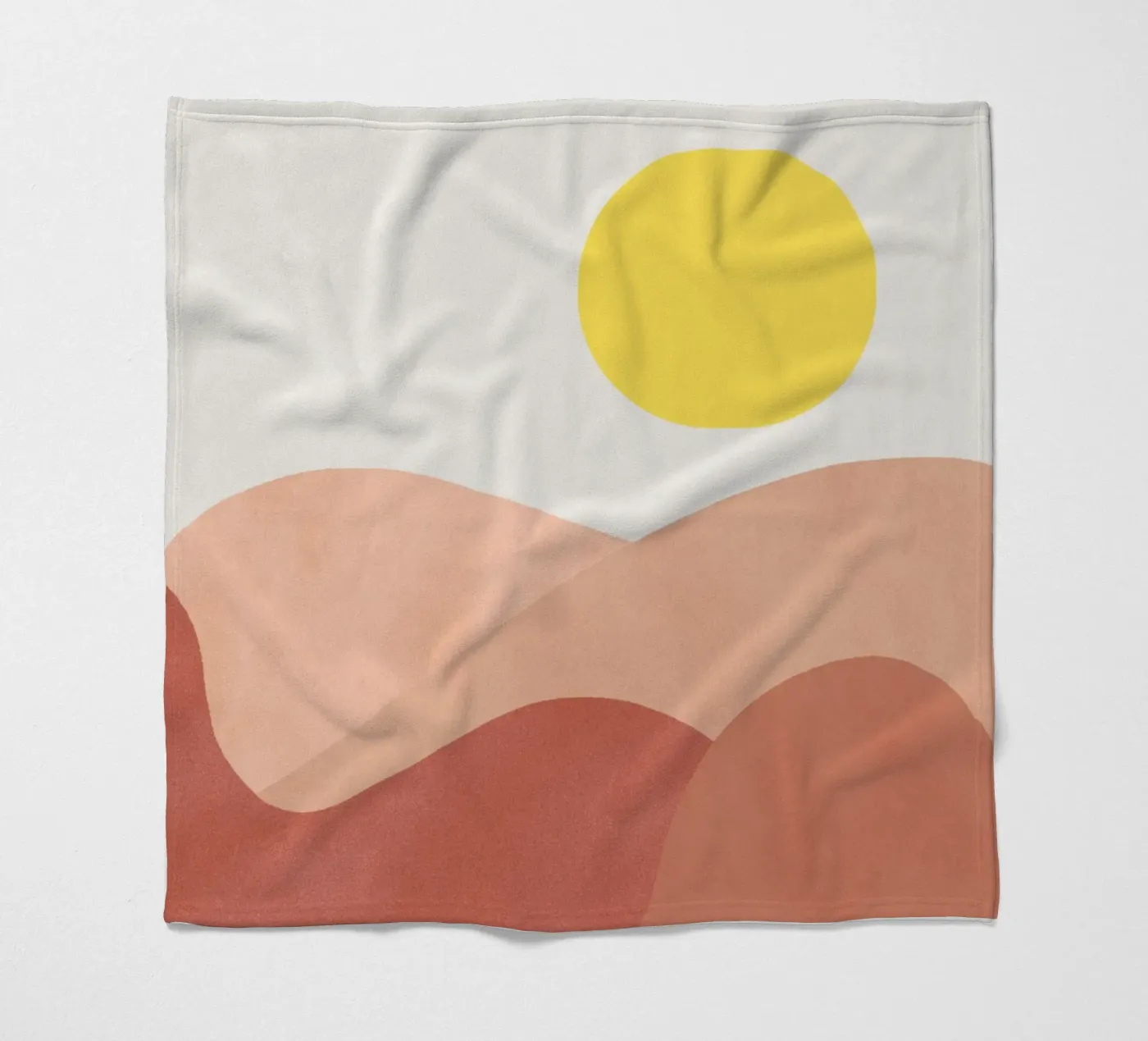Low Sun fleece blanket by Rose Beck Art